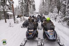 Снегоходное сафари Карелия