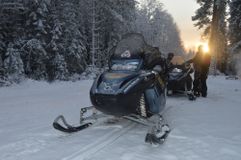 Снегоходы в Карелии